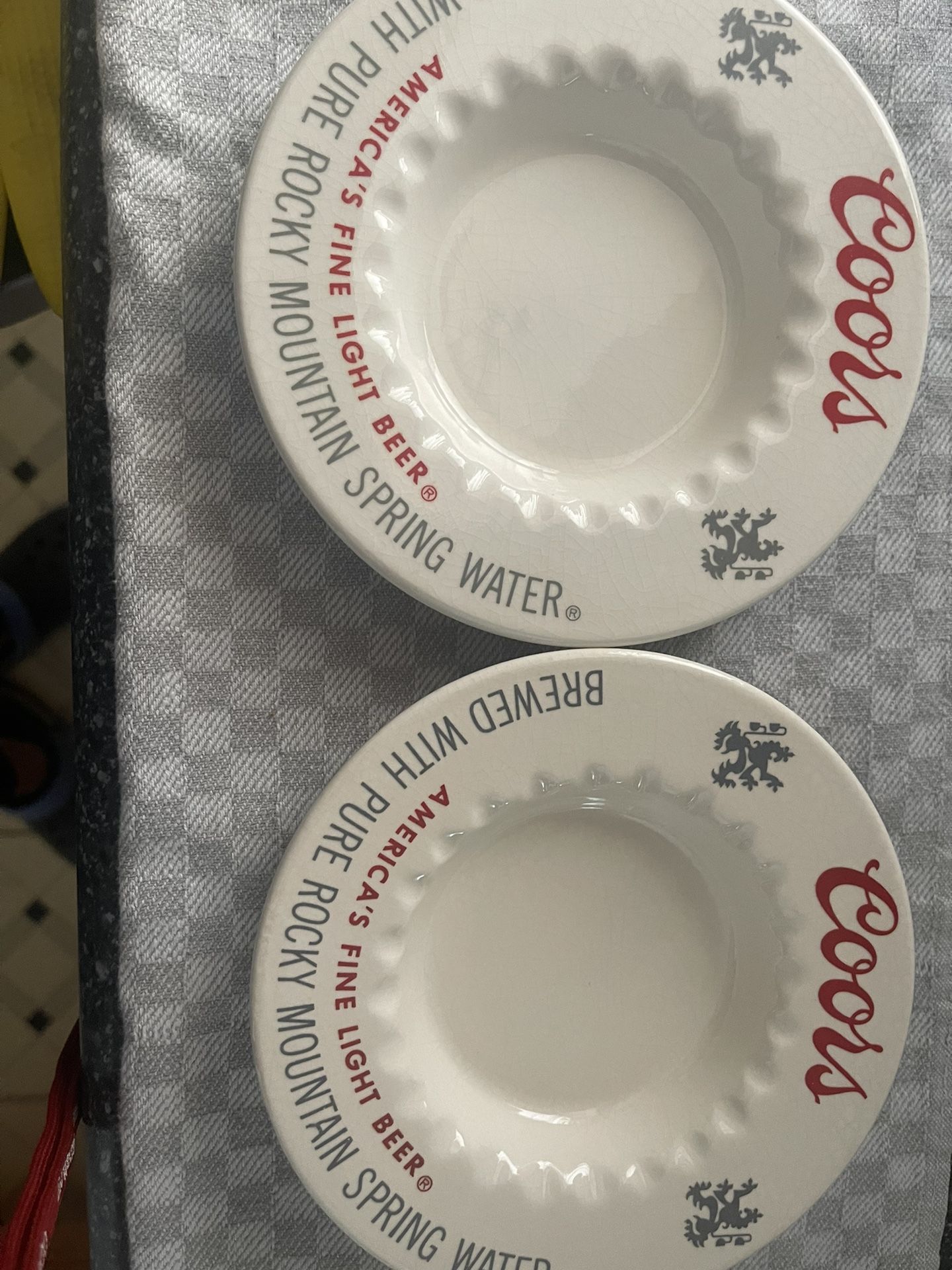 Coors Ashtrays -3 Items OBO