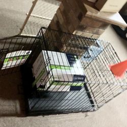 New Dog cage With Training pads