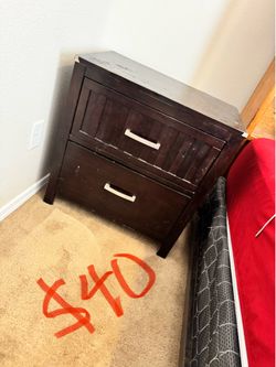 Brown night stand