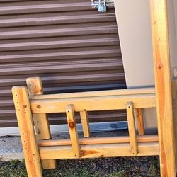 1 Set Of used Wood Bunk Bed Frame