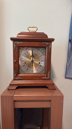 Vintage Hamilton Wheatland Winding Westminster Chime Carriage Clock