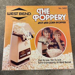 Poppery Popcorn Popper West Bend
