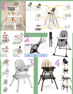 New in box Baby toddler high chairs