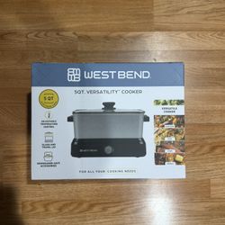 West Bend Versatility Cooker, 5 Qt. Capacity