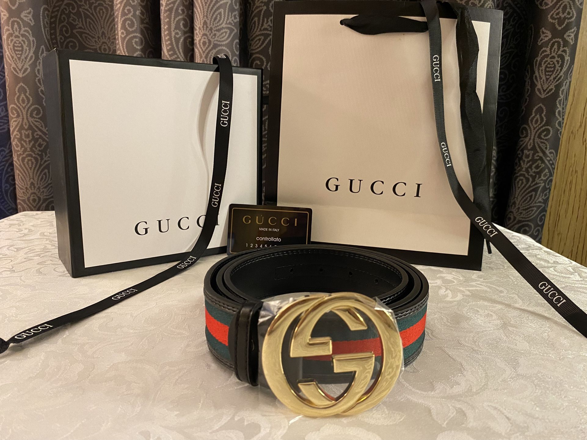 Gucci And LV Belts