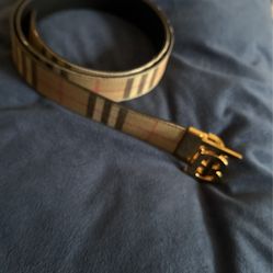 Men’s Authentic Reversible Burberry Belt 