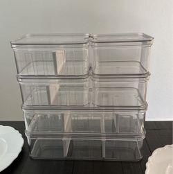 Refrigerator Storage Bins-Set Of 5- Brand NEW