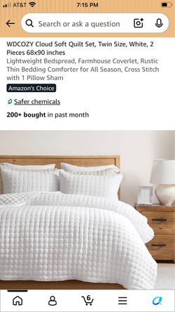 Twin size 2 piece quilt set