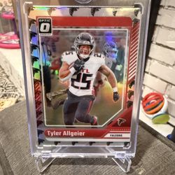 Tyler Allgeier Optic Holo Team Logo 32/32 Bookend