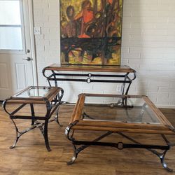 Adnet Hermes Style Set Of Tables