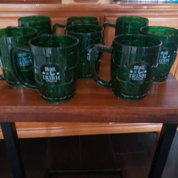 8 Plastic St Patrick Day Light up Cups