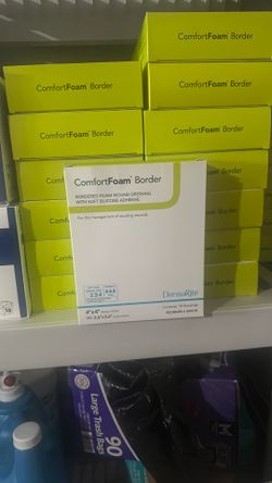 Comfort Foam Border Dressing 4x4