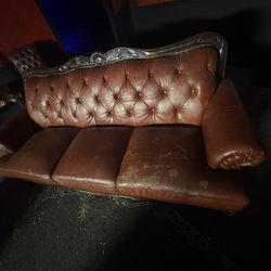 Leather Couch 