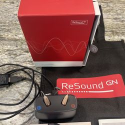 ReSound Key 4 Hearing Aids with Charger (Like New)