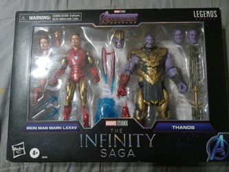 Marvel legends: MCU Ironman and thanos End Game