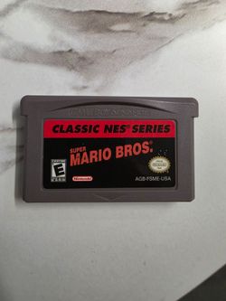 Super Mario Bros. Classic NES Series GBA Authentic