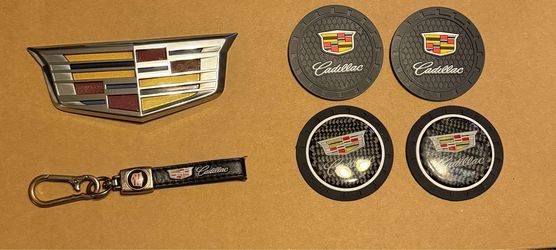 Cadillac vehicle Emblem, Key Chain & Car Coasters!