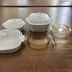 Vision Corning Ware Amber 1L Saucepan Pot Lid Pour Spout Cookware Vintage Retro