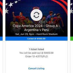 Tickets Argentina vs Peru
