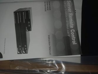 Server Remote Control Switch And 8 Port Switch