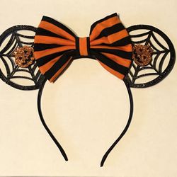 Disney Ears - HALLOWEEN Jack-O’-Lanterns & Spider Webs