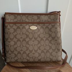 Brand New Coach Signature File Bag