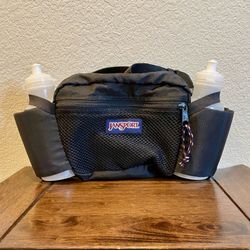 NEW JanSport Hydration Waist Bag With 2 Water Bottles