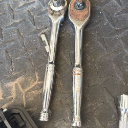 Two 3/8 Drive Ratchets