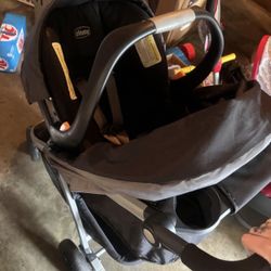 Chicco Baby Stroller And Car Seat 