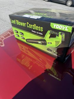 New Cordless Leaf Blower With 2 Batteries 