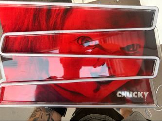 🎃 Chucky LED Wall Sign – Like New 🎃