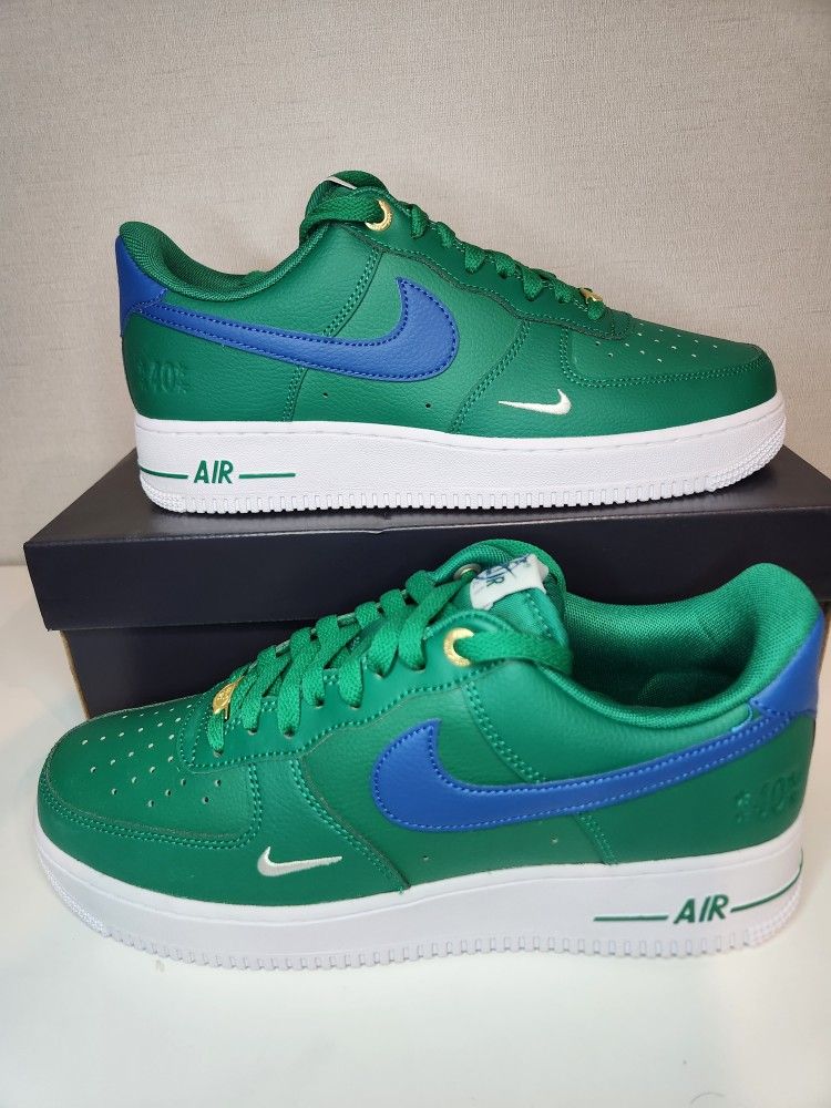 40th Anniversary Nike Air Force 1 ’07 LV8 Malachite-blue Jay