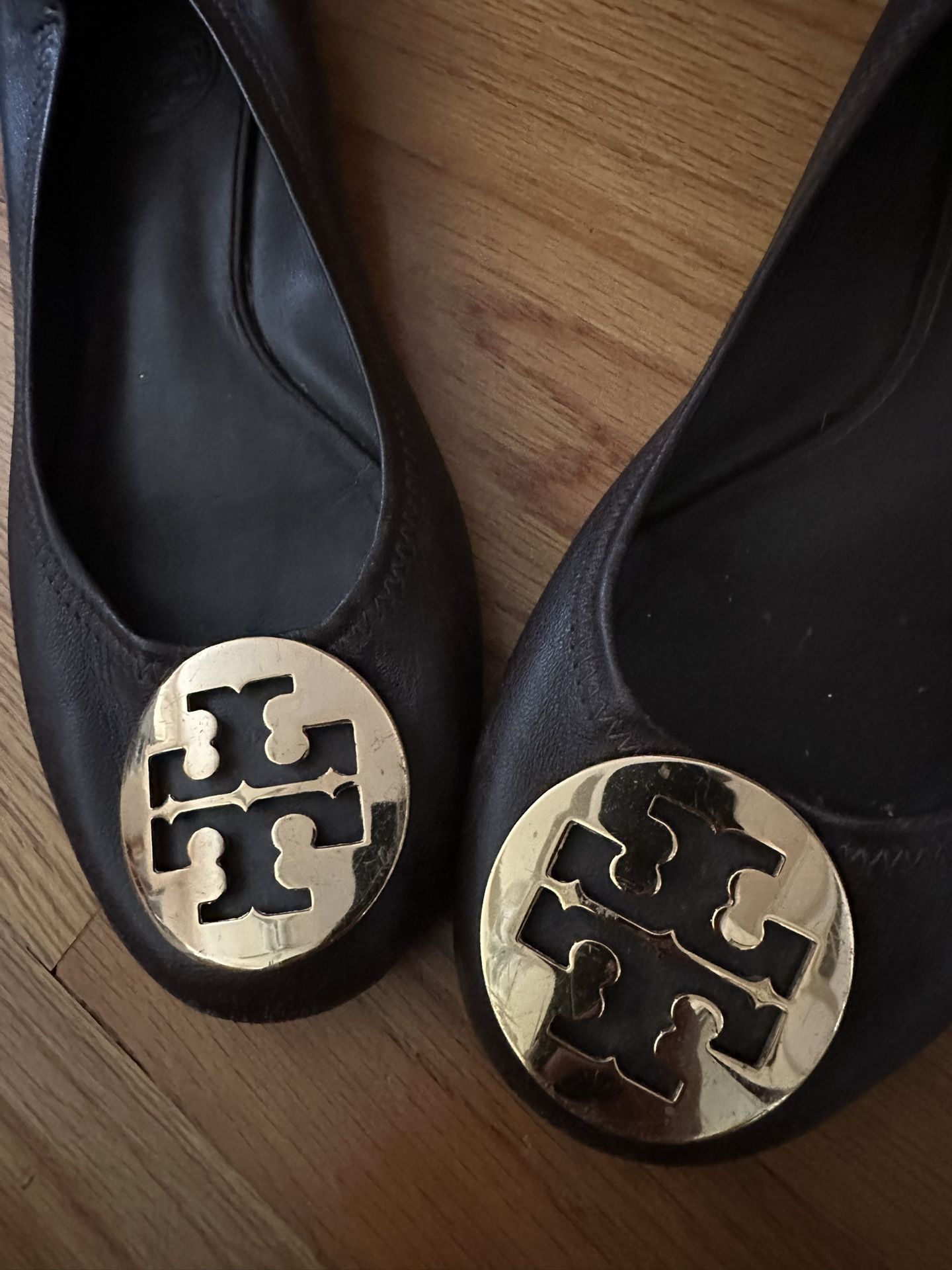 Tory Burch Dark Brown Flats