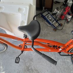 Tandem Bike Kulana Lua 7 Orange Cruiser 