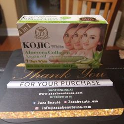 Kojic White Aleovera Collagen Argan Soap