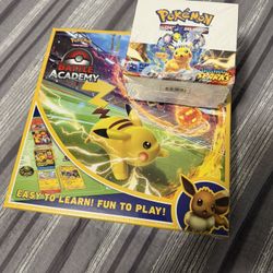 Pokemon Scarlet & Violet Surging-Sparks Booster Display Box & Battle Academy Bundle