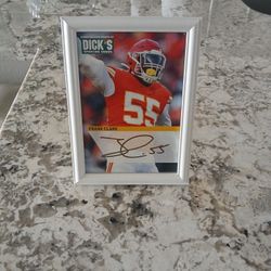Frank Clark Autograph  Pic