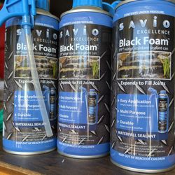 Pond Black Waterfall Foam Savio