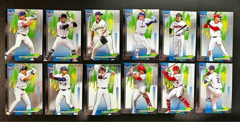 2026 Topps Finest Rookie Card Lot (12) Misiorowski, McGonigle, Caglianone (NM)