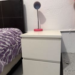 Nightstand With Lamp