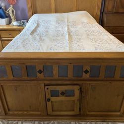 Queen Captains Bed With Storage-price Firm 