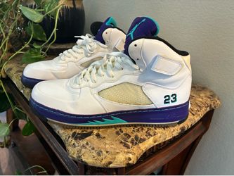 Size 12..NIKE AIR JORDAN GRAPE RETRO AF1..Worn once..not box