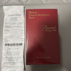 Baccarat rouge 540 Cologne
