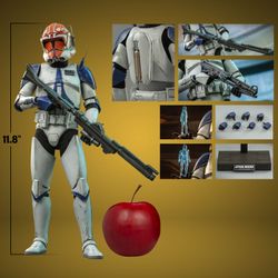 Hot Toys TMS065 Captain Vaughn Star Wars The Clone Wars 1/6 Figure