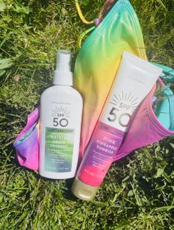 New! BATH & BODY WORKS💕🏖☀️ SPF 50 Sun Screen Lotion or Spray ☀️🏖💕 $6 each or 2 for Only $10!!