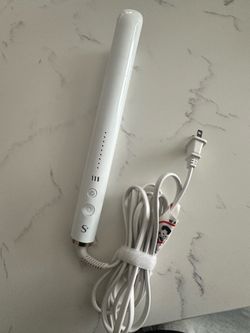 White Hair Straightener Flat Iron with Cord