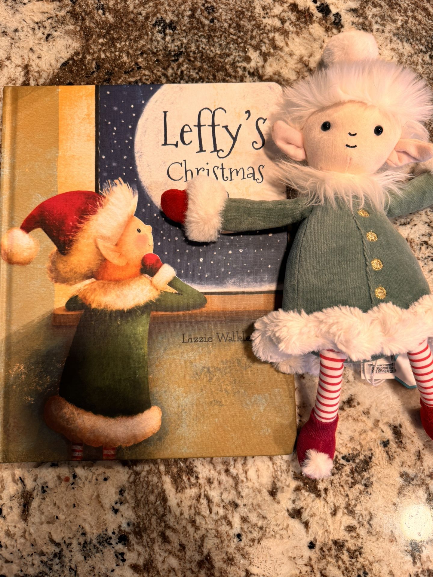 Jellycat Leffy And Book