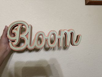 Word Art Wood Decor