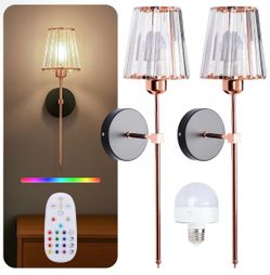 Rechargeable wall sconces