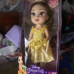 Disney Princess Belle Doll in yellow outfit